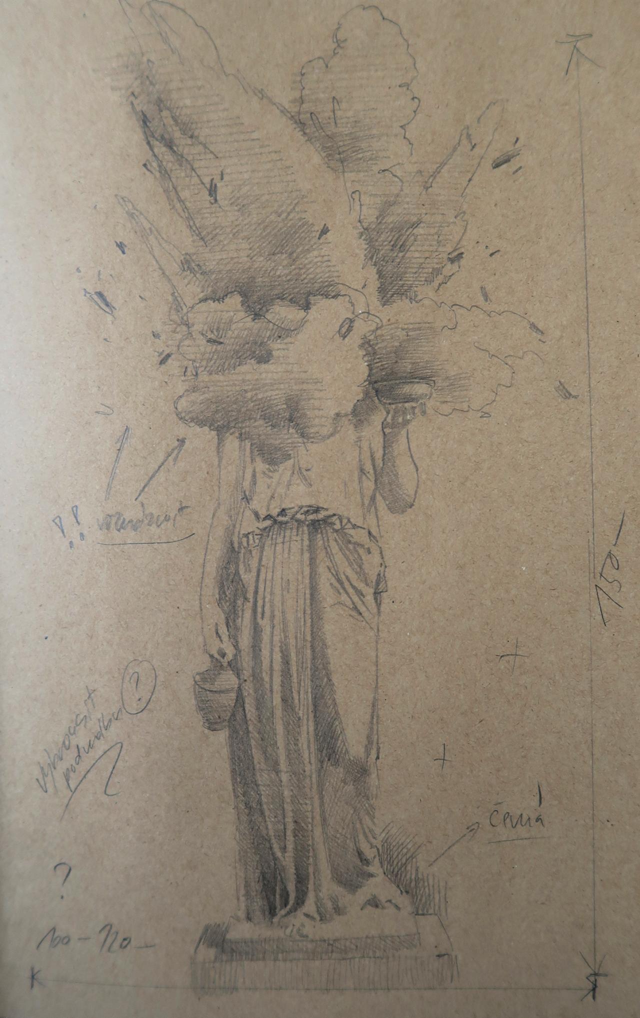 Statue destruction - scetch