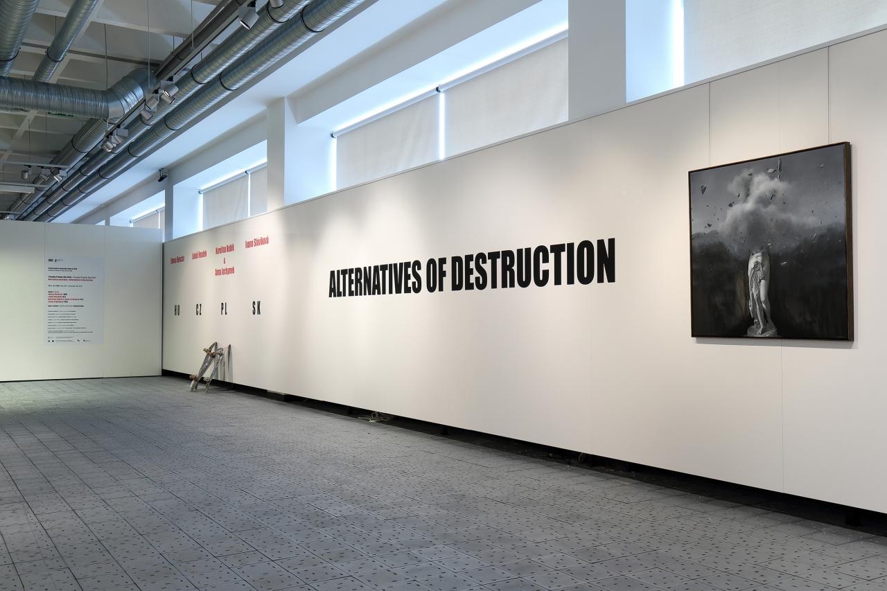 instalation in city gallery Zlín