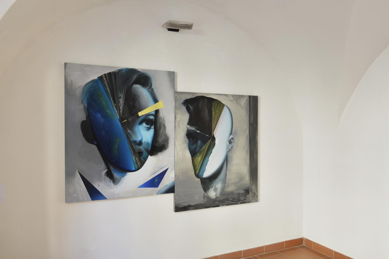 instalation Im the night in gallery Peron