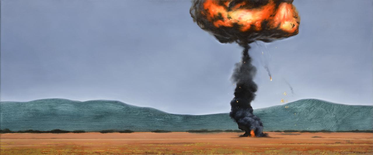 explosion, countryside