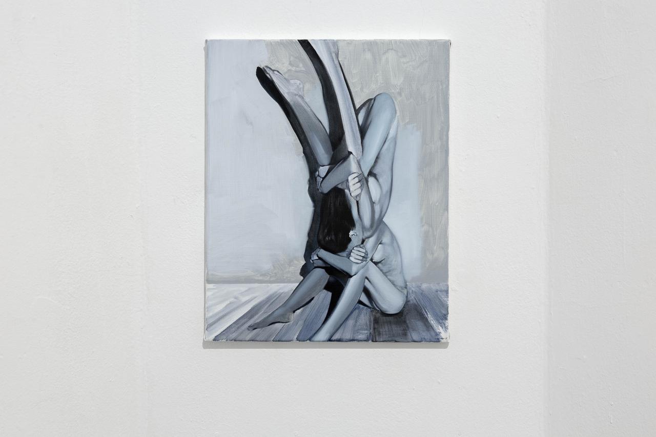 study for "weight of own existence"