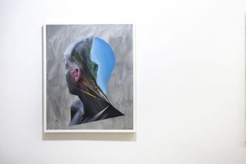 on the road installation, gallery of critics palace adria, prague, 2016