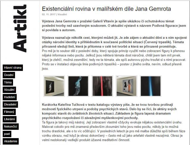 interview about weird figuration exhibiton