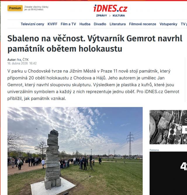 report on the unveiling of the memorial