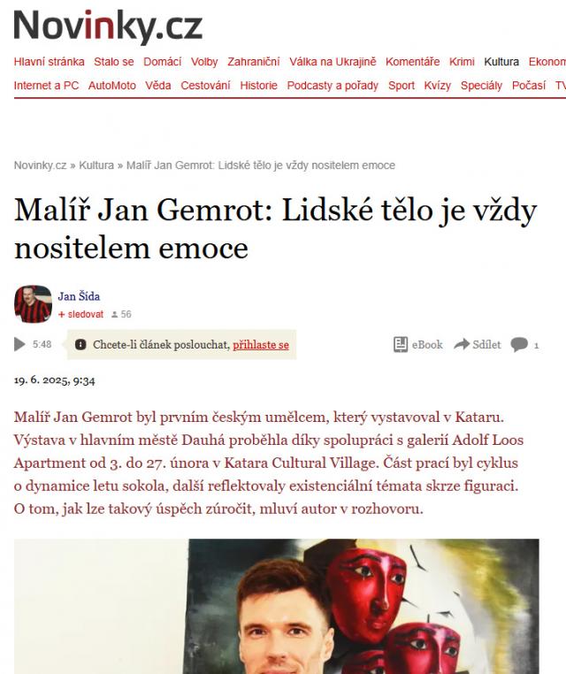 report from solo show in doha